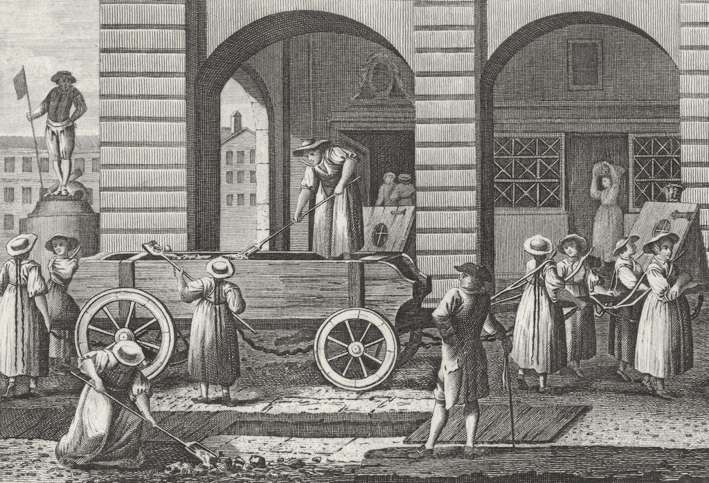 SWITZERLAND. Prostitutes punished, pulling. St clean c1802 old antique print